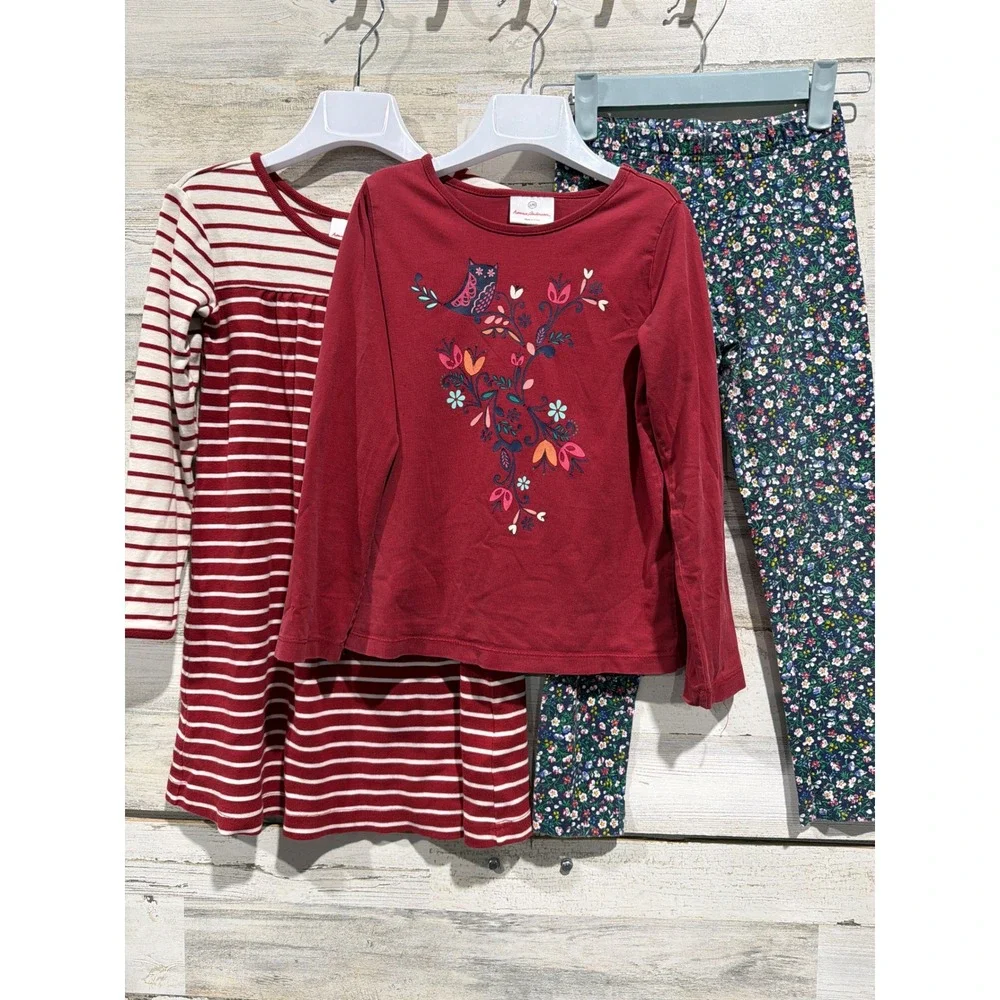 Hanna Andersson Polo Ralph Lauren Girls 6/6X Floral Striped Lot